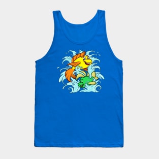 Freddi Fish & Luther (Japanese Koi Tattoo) Tank Top